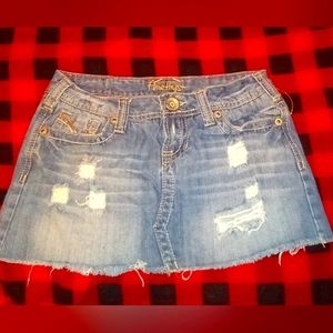 Blue jean skirt